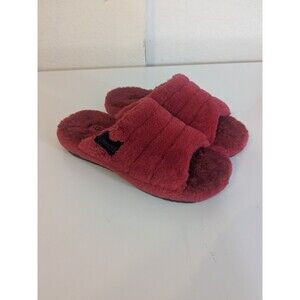 New UGG Men's Fluff You Slippers Plush Wool Size 9 Red